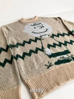 Peanuts Charlie Brown Snoopy SPRUCE Vintage Style Sweatshirt Loose Fit