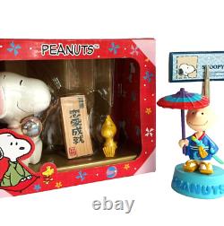 Peanuts Charlie Brown Snoopy Woodstock Cosplay Smaller Figures Combo Set Vintage