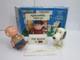 Peanuts Deluxe Playset Charlie Brown Lucy Snoopy Psychiatric Dr. Office Complete