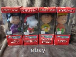 Peanuts Funko Bobbleheads LOT. Snoopy, Charlie Brown, Lucy, Linus. NIB