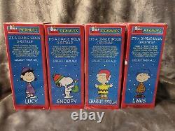 Peanuts Funko Bobbleheads LOT. Snoopy, Charlie Brown, Lucy, Linus. NIB