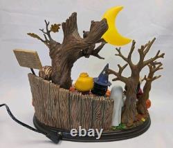 Peanuts Gang Danbury Mint WELCOME GREAT PUMPKIN Lighted Sculpture WORKS with Box