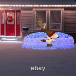 Peanuts Gang Ice Skating 32 3D LED A Charlie Brown Christmas Decor