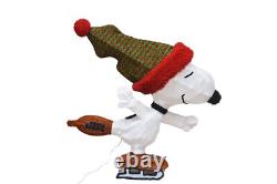 Peanuts Gang Ice Skating 32 3D LED A Charlie Brown Christmas Decor