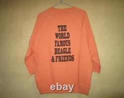 Peanuts Gang Snoopy Charlie Brown Big Logo Raglan 3/4 Sleeve Tee L New