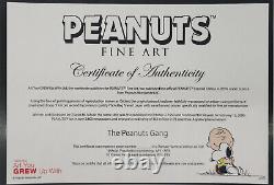 Peanuts Gang Snoopy/Charlie Brown/Linus and MORE! Giclee on Paper LE 150 withCOA