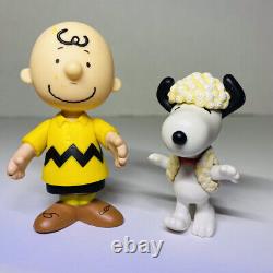 Peanuts Gang USF Figures Including Rare Snoopy Wearing Sheep Jacket & Hat