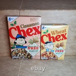 Peanuts Holiday CHEX Mix Tin Christmas 2025 Snoopy Charlie Brown Cereal Set New