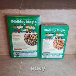 Peanuts Holiday CHEX Mix Tin Christmas 2025 Snoopy Charlie Brown Cereal Set New
