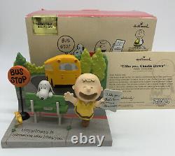 Peanuts I like you Charlie Brown Snoopy Limited Ed Gallery 2017