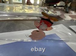 Peanuts Linus & the Blanket Linus & Peppermint Patty Sequence of 3x Prod. Cels