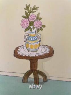 Peanuts Lucy Loves Schroeder 1983 Animation KeyMaster Background Original Art