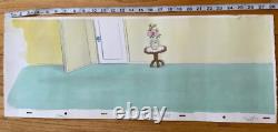 Peanuts Lucy Loves Schroeder 1983 Animation KeyMaster Background Original Art