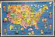 Peanuts Met Life Representatives Map Of The Usa Poster With Collectable Pamphlet