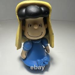 Peanuts Nativity Scene 9pc Figurine Set Snoopy Woodstock Charlie Brown Lucy 2007