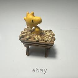 Peanuts Nativity Scene 9pc Figurine Set Snoopy Woodstock Charlie Brown Lucy 2007
