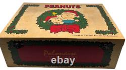 Peanuts Ornament Polonaise Kurt Adler Charlie Brown Snoopy Woodstock Box wooden