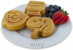 Peanuts Peanuts Snoopy and Charlie Brown Smart Planet WM6S Waffle Maker Kitchen