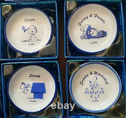 Peanuts SNOOPY Collectibles mini Picture plate 16 set Charlie Brown Woodstock