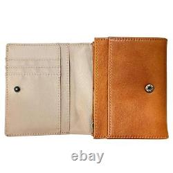 Peanuts SNOOPY Smile Leather Bifold Wallet SN0144 (Camel)