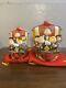 Peanuts Seven Lucky Gods Ship Charlie Brown Snoopy Statues Lot Of 2 Read Desc
