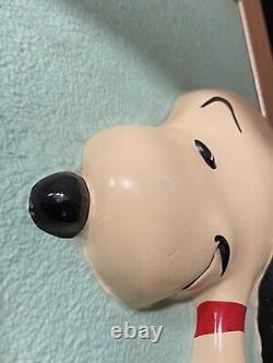 Peanuts Snoopy 3-D Plaque Molded Wall Art 1965 Charlie Brown Character