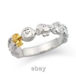 Peanuts Snoopy All Stars Ring SV925 Charlie Brown Woodstock Lucy Sally Japan New