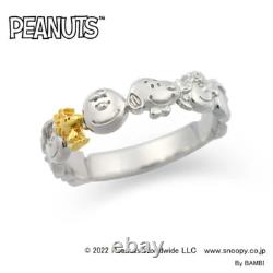 Peanuts Snoopy All Stars Ring SV925 Charlie Brown Woodstock Lucy Sally Japan New