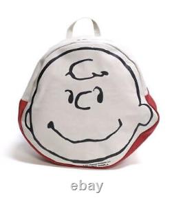 Peanuts Snoopy CHARLIE BROWN Canvas Rucksack Day Pack Cotton