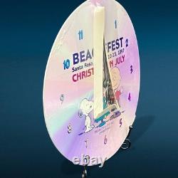 Peanuts Snoopy Charlie Brown 1997 Beaglefest Wall Clock Limited Edition 21.5cm