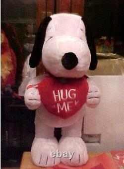 Peanuts/Snoopy & Charlie Brown Hug Me CVS Valentines Day Standing 21 Plush