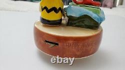 Peanuts Snoopy Charlie Brown Music Box Anniversary 1950-1980 Schmid Japan