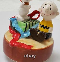 Peanuts Snoopy Charlie Brown Music Box Anniversary 1950-1980 Schmid Japan