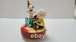 Peanuts Snoopy Charlie Brown Music Box Anniversary 1950-1980 Schmid Japan