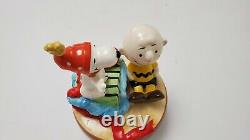 Peanuts Snoopy Charlie Brown Music Box Anniversary 1950-1980 Schmid Japan