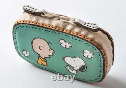 Peanuts Snoopy Charlie Brown Real Leather Mini Wallet Keyholder OJAGA DESIGN LTD