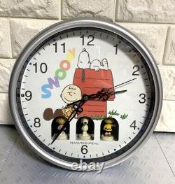 Peanuts Snoopy Charlie brown sally mechanical clock retro vintage wall clock R