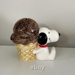 Peanuts Snoopy Chocolate Ice Cream Cone Bank, 1966 Junk Food Series