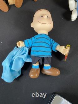 Peanuts / Snoopy Determined Knott's Berry Farm Peanuts Dolls. 6 Dolls. W Asscs
