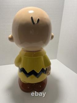 Peanuts Snoopy Hugging Charlie Brown Westland Giftware 2010 Cookie Jar RARE