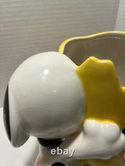 Peanuts Snoopy Hugging Charlie Brown Westland Giftware 2010 Cookie Jar RARE