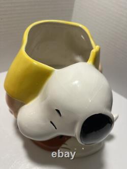 Peanuts Snoopy Hugging Charlie Brown Westland Giftware 2010 Cookie Jar RARE