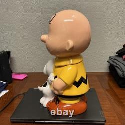 Peanuts Snoopy Hugging Charlie Brown Westland Giftware 2010 Cookie Jar RARE
