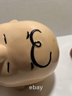 Peanuts Snoopy Hugging Charlie Brown Westland Giftware 2010 Cookie Jar RARE