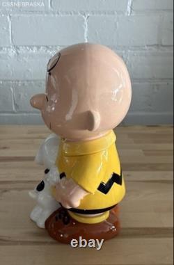 Peanuts Snoopy Hugging Charlie Brown Westland Giftware Cookie Jar SKU#VK8782
