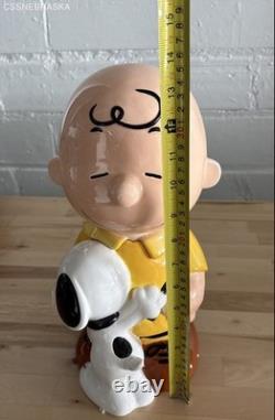 Peanuts Snoopy Hugging Charlie Brown Westland Giftware Cookie Jar SKU#VK8782