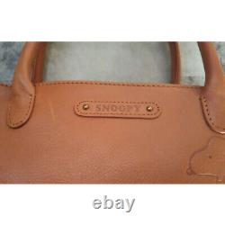 Peanuts Snoopy Tote Bag 29cm Brown