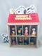 Peanuts Snoopy & Woodstock 8 Figurine Wall Decor Display Case. Charlie Brown