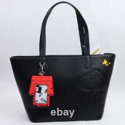 Peanuts Snoopy & Woodstock Patch Tote & Cardholder Satchel Purse Charlie Brown