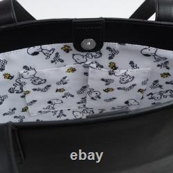 Peanuts Snoopy & Woodstock Patch Tote & Cardholder Satchel Purse Charlie Brown